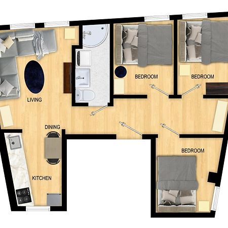 Family Friendly 3Br - Fast Wi-Fi - Behind Bryggen Apartment Bergen Exterior foto